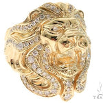 Custom Made TraxNYC Lion Head Ring 61771 - Image 1