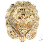 Custom Made TraxNYC Lion Head Ring 61771 - Image 2