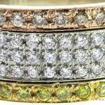 Custom Made Tri Color Diamond Eternity Band 63458 - Image 3