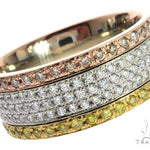 Custom Made Tri Color Diamond Eternity Band 63458 - Image 4