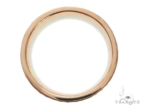 14K Gold Custom Made Tri Color Diamond Eternity Band, photo 6 of 9