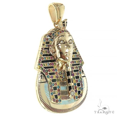 Custom Made Tutankhamun Rainbow Colors Diamond 66385 - Image 2