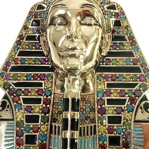 Custom Made Tutankhamun Rainbow Colors Diamond 66385 - Image 4