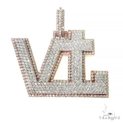 Custom Made 'VTL' Diamond Pendant 66985 - Image 1