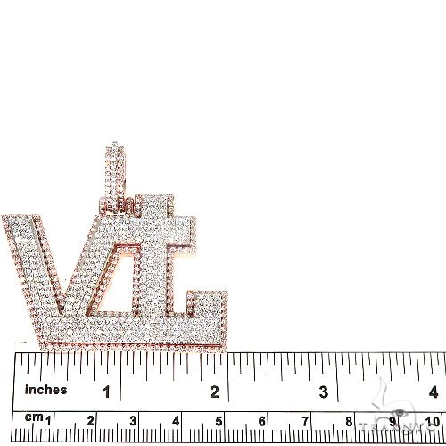 Custom Made 'VTL' Diamond Pendant 66985 - Image 5