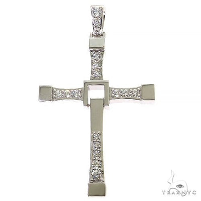 Custom Made VVS Diamond Cross 68489 - Image 1
