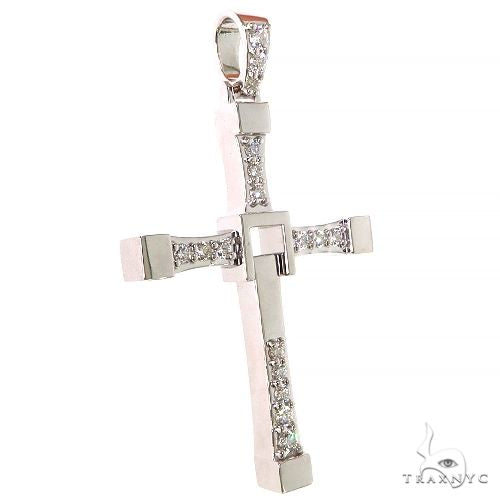 Custom Made VVS Diamond Cross 68489 - Image 2