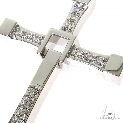 Custom Made VVS Diamond Cross 68489 - Image 4