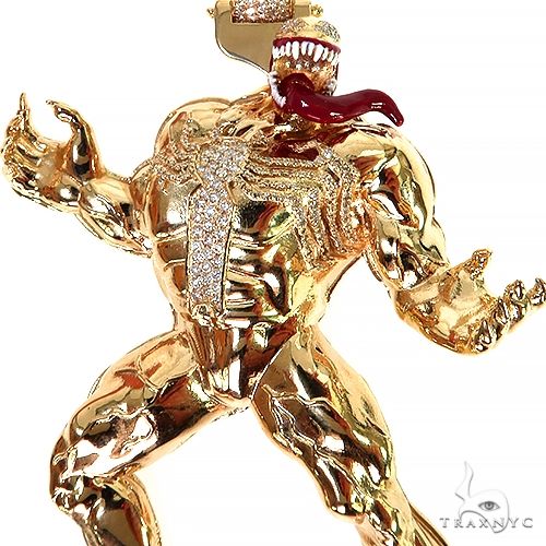Custom Made Venom Diamond Pendant 68198 | TraxNYC