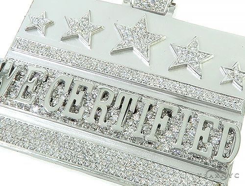Custom Made We Certified Diamond Pendant 65959 - Image 4