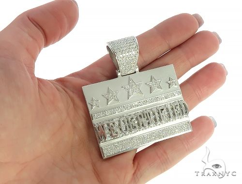 Custom Made We Certified Diamond Pendant 65959 - Image 5