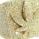 Custom Made Weed Leaf Pinky Ring 65988 - Image 4