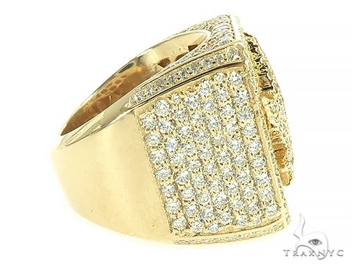 14K Gold Custom Made Weed Leaf Pinky Ring, photo 5 of 7