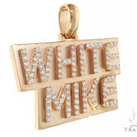 Custom Made White Mike Diamond Pendant 65960 - Image 2