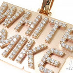 Custom Made White Mike Diamond Pendant 65960 - Image 4