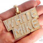 Custom Made White Mike Diamond Pendant 65960 - Image 5