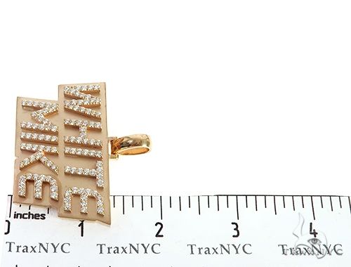 Custom Made White Mike Diamond Pendant 65960 - Image 7