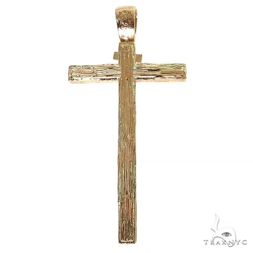 Custom Made Wood Design Cross Pendant 68485 - Image 4