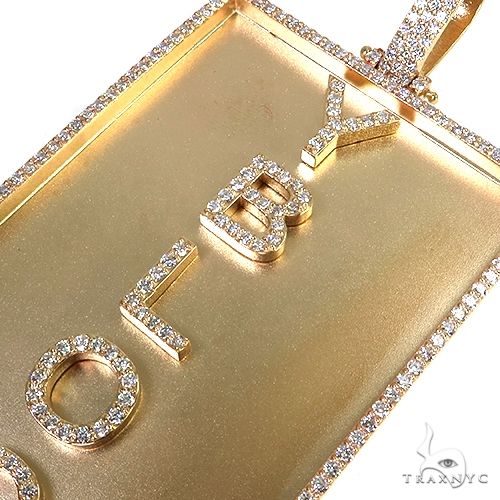 Custom Made YBLOCK Diamond Pendant 67789 - Image 3