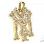 Custom Made 'YM' Mini Diamond Pendant 66266 - Image 2