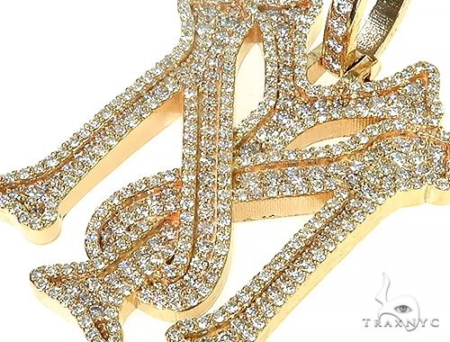 Custom Made 'YM' Mini Diamond Pendant 66266 - Image 4