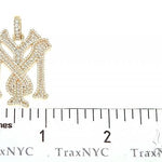 Custom Made 'YM' Mini Diamond Pendant 66266 - Image 6