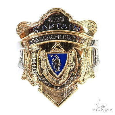 Custom Made police Badge Ring 67876 - Image 1