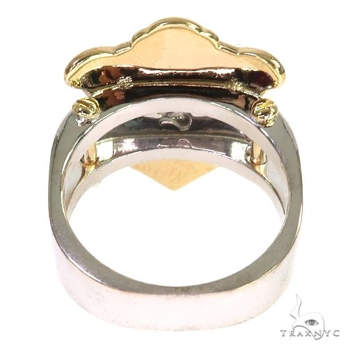 10K Gold Custom Made police Badge Ring, photo 4 of 6