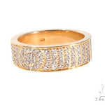 Custom Micro-Pave Diamond Fingerprints Rings Set 64097 - Image 9