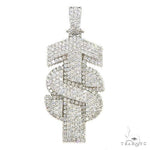 Custom Nade 'TS' Diamond Logo Pendant 67189 - Image 1