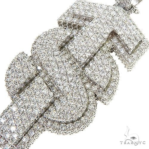 Custom Nade 'TS' Diamond Logo Pendant 67189 - Image 3