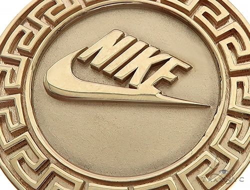 Custom Nike Pendant 14K Yellow Gold, photo 4 of 7