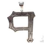 Custom P Initial Pendant 35814 - Image 4