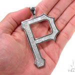 Custom P Initial Pendant 35814 - Image 7
