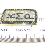 Custom Pave Diamond Dog Tag 1 30789 - Image 6