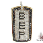 Custom Pave Diamond Dog Tag 2 30790 - Image 1