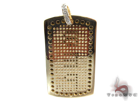 Custom Pave Diamond Dog Tag 2 30790 - Image 4