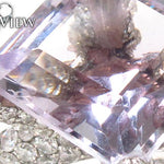 Custom Pink Amethyst Diamond Ring 32947 - Image 5