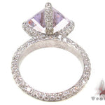 Custom Pink Amethyst Diamond Ring 32947 - Image 8