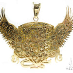 Custom Prong Diamond 'E' Pendant 37785 - Image 5