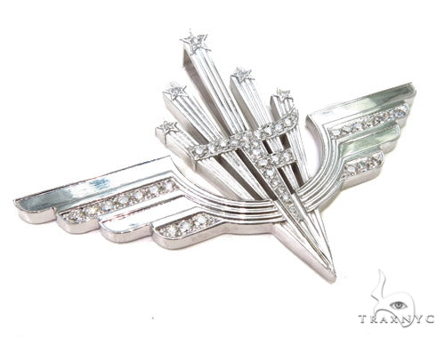 Custom Prong Diamond Pendant 37733 - Image 2