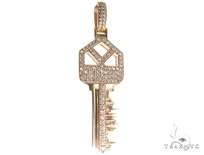 Custom Tokyo Skyline Key Diamond Pendant 64015 - Image 1