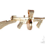 Custom Tommy Gun Diamond Pendant 64219 - Image 1