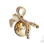 Custom Tommy Gun Diamond Pendant 64219 - Image 11