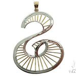 Custom TowToned Initial S Pendant 65876 - Image 3