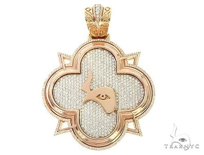 Custom TraxNYC Diamond Large Logo Pendant 65649 - Image 1