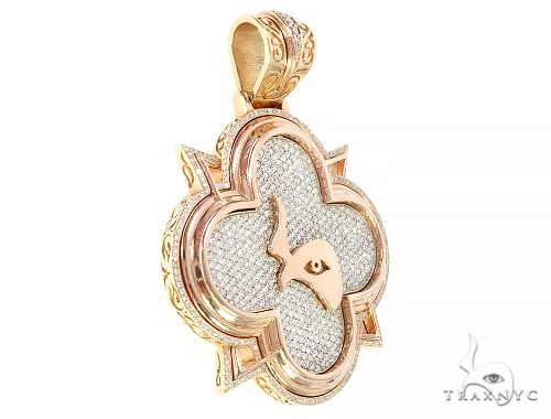 Custom TraxNYC Diamond Large Logo Pendant 65649 - Image 2