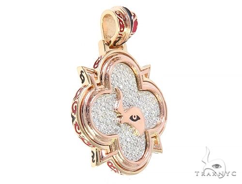 Custom TraxNYC Diamond Mini Logo Pendant 65459 - Image 2