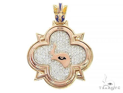 Custom TraxNYC Diamond Mini Logo Pendant 65648 - Image 1