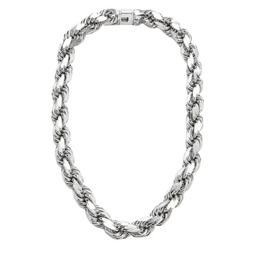 Custom Silver Rope Chain 20 mm